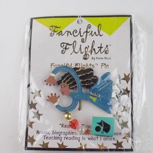 Fanciful Flights Lapel Pin By Karen Rossi